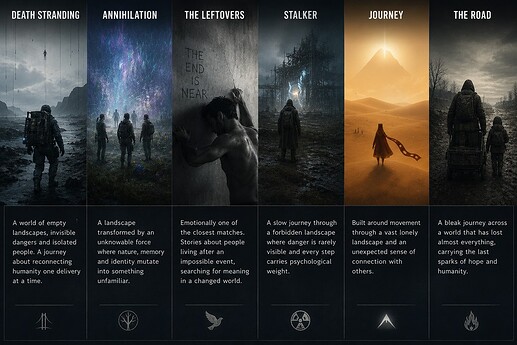 Death Stranding Annihilation The Leftovers Stalker Journey The Road