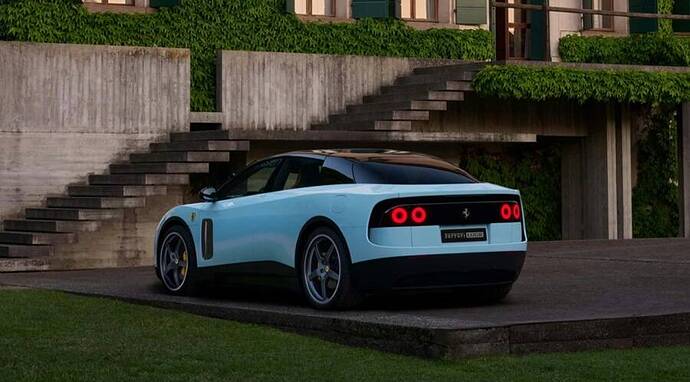 first ev ferrari