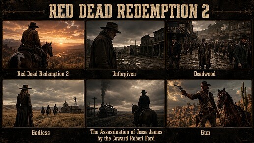 Gun The Assassination of Jesse James by the Coward Robert Ford Godless Deadwood Unforgiven Red Dead Redemption 2